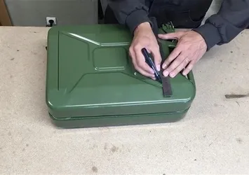Benzin bidonuyla yaptığıyla şaşırttı