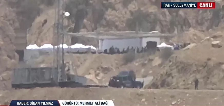 İŞTE SİLAHLARIN YAKILDIĞI YER