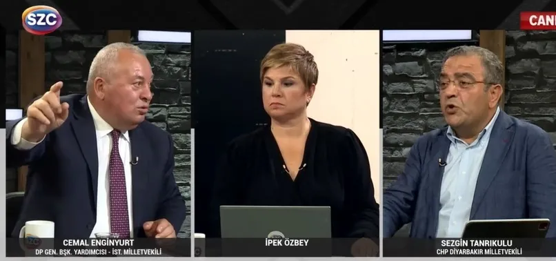 DP'li Cemal Enginyurt ile CHP'li Sezgin Tanrıkulu arasında gergin anlar: Sizi gören de 45 yıldır hep iktidar oluyorsunuz sanır! Sırtınız hep yerde...