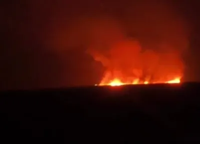 Hakkari’de kuş cennetinde korkutan yangın