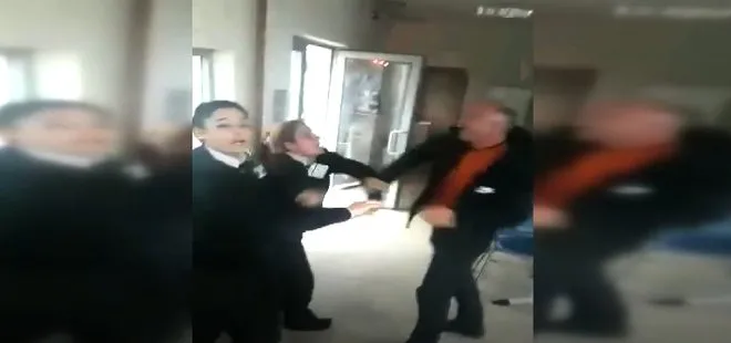 Samsun’da güvenlik müdürü, kapıyı açmayan 2 kadın görevliye böyle saldırdı