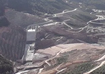 Pamukluk Barajı'nın inşa çalışmaları son sürat devam ediyor