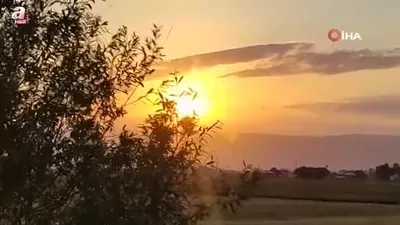 Ardahan’da gün doğumu mest etti