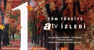 Tüm Türkiye atv izledi! Eylül ayında ekrana kilitledi