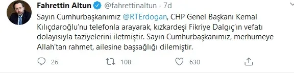Son dakika: Başkan Recep Tayyip Erdoğan'dan Kemal Kılıçdaroğlu’na taziye telefonu - 1