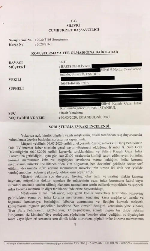 MİT şehidinin ifşa edilmesi skandalına imza atan OdaTv Genel Yayın Yönetmeni Barış Pehlivan'ın yalanı tescillendi - 1