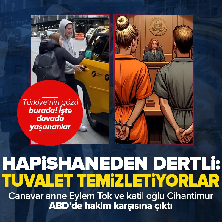 Tok ve katil oğlu ABDde hakim karşısına çıktı!