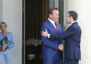 Arnold Schwarzenegger, Elysee Sarayı'nda