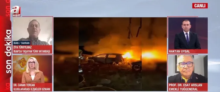 Saldırıları damdan seyrediyoruz