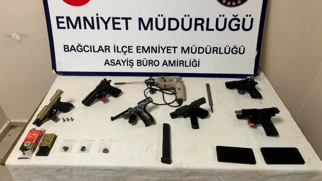 Bağcılar’da yasa dışı silah ticareti operasyonu