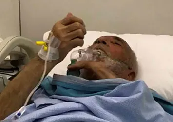 Görüntüler sosyal medyayı salladı! Mehmet amca narkozun etkisiyle abdest aldı