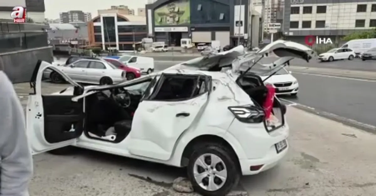 Beylikdüzü'nde feci kaza