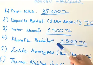 Taşınmanın maliyeti 200 bin lira