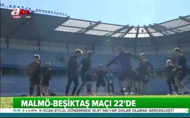 Malmö Beşiktaş maçı bu akşam saat 22'de