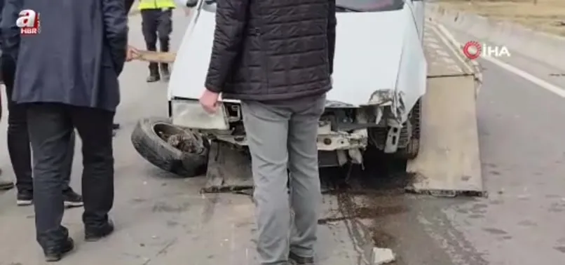 Erciş'te trafik kazası: 1 yaralı