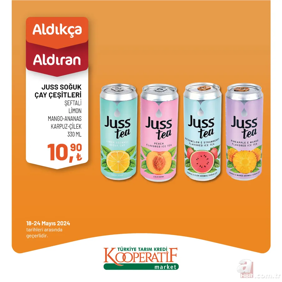 Tarım Kredi Market 24 Mayıs indirim kataloğu yayınlandı! TK’da Kahvaltılık, Temizlik Ürünleri, İçecek Çeşitleri, atıştırmalıklar uyguna satışta 18
