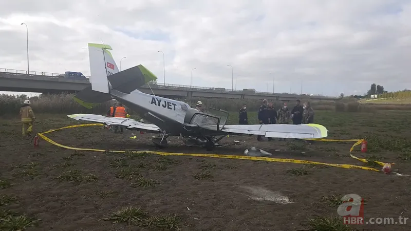 Son dakika: İstanbul Büyükçekmece'de eğitim uçağı düştü! A Haber olay yerinde 6
