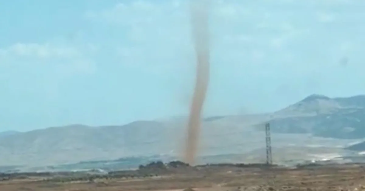 Gaziantep’te hortum! Panik anları kamerada