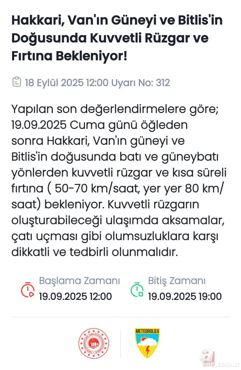 Meteoroloji’den 4 bölge için kuvvetli yağış ve fırtına alarmı! İstanbul’da poyraz sert esecek: Gece soğuğu kapıda! İşte uyarı verilen iller… 15