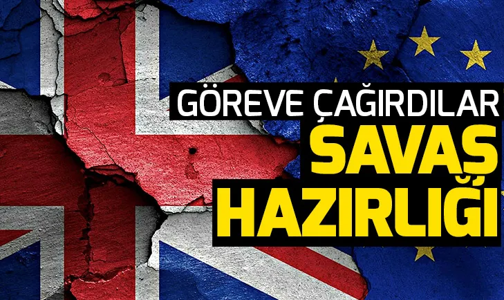 Savaş hazırlığı! İngiltere onları göreve çağırdı