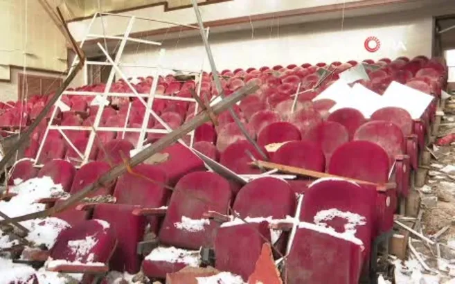 İşte Nikol Paşinyan’ın Şuşa’da tamamlayamadığı sözde Dağlık Karabağ Parlamentosu...