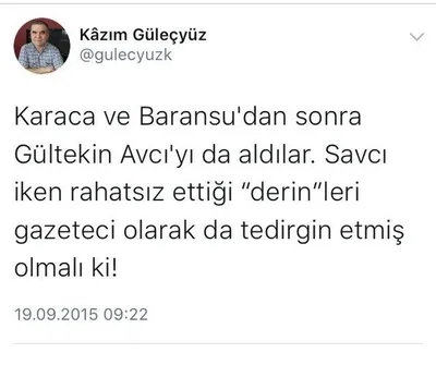 Kripto FETÖ’cü gazete Yeni Asya’nın genel yayın yönetmeni Kazım Güleçyüz’den birbirinden skandal tweetler