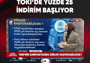 TOKİ'DE YÜZDE 25 İNDİRİM BAŞLIYOR