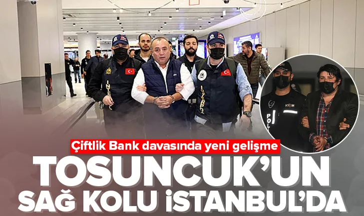 Tosuncukun sağ kolu İstanbulda