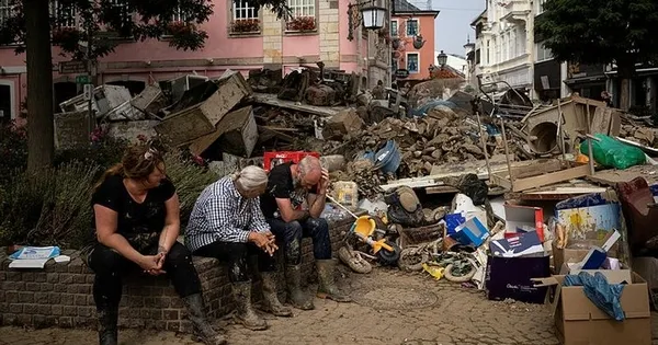 Almanya'da sel felaketi! Hala 20 bin hanede telefon bağlantısı yok - 2