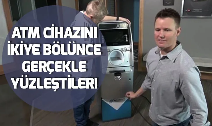 ATM cihazının içinden bakın neler çıktı!