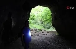 Korku filmlerini aratmayan mağara kamerada