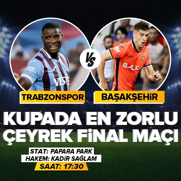 Trabzonspor-Başakşehir maçı A Spor canlı izle