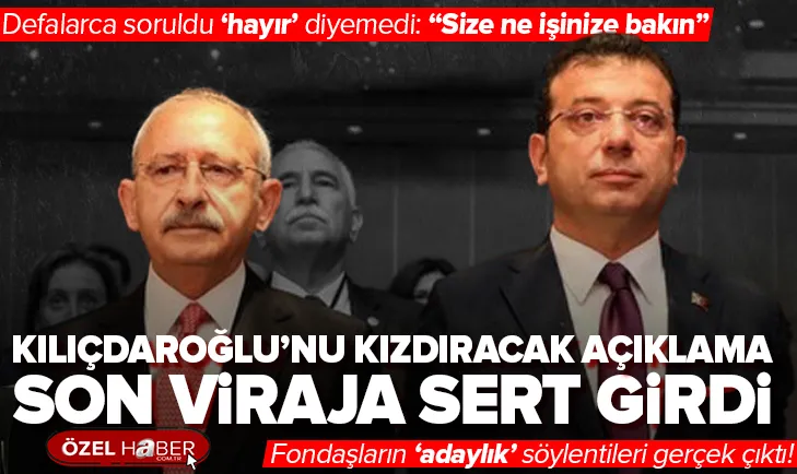 Kılıçdaroğlu’nu kızdıracak adaylık çıkışı