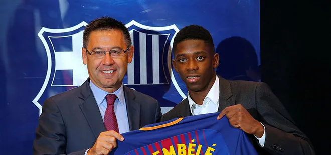 Barcelona, Dembele’yi tanıttı