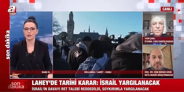 1706274937495.jpg Katil İsrail'in yargılanma süreci nasıl işleyecek? Uzman isimler A Haber'de anlattı! Dikkat çeken BMGK detayı... - 7