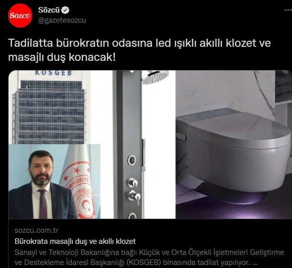 Sözcü ve OdaTV’nin KOSGEB üzerinden başlattığı algı operasyonuna sert tepki!