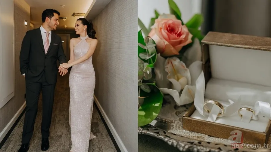 19 yıl sonra yolları kesişti! Oyuncu Ezgi Şenler çocukluk aşkı Ömer Gürgen ile dünyaevine girdi 2