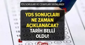 YDS soru ve cevapları yayınlandı!