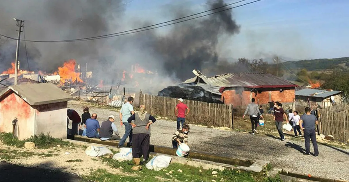 Son dakika: Bolu'da bir köy alevlere teslim
