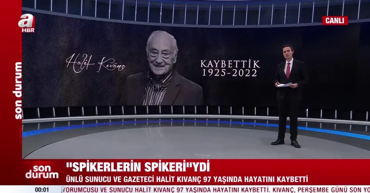 Duayen sunucu Halit Kıvanç 97 yaşında hayatını kaybetti!