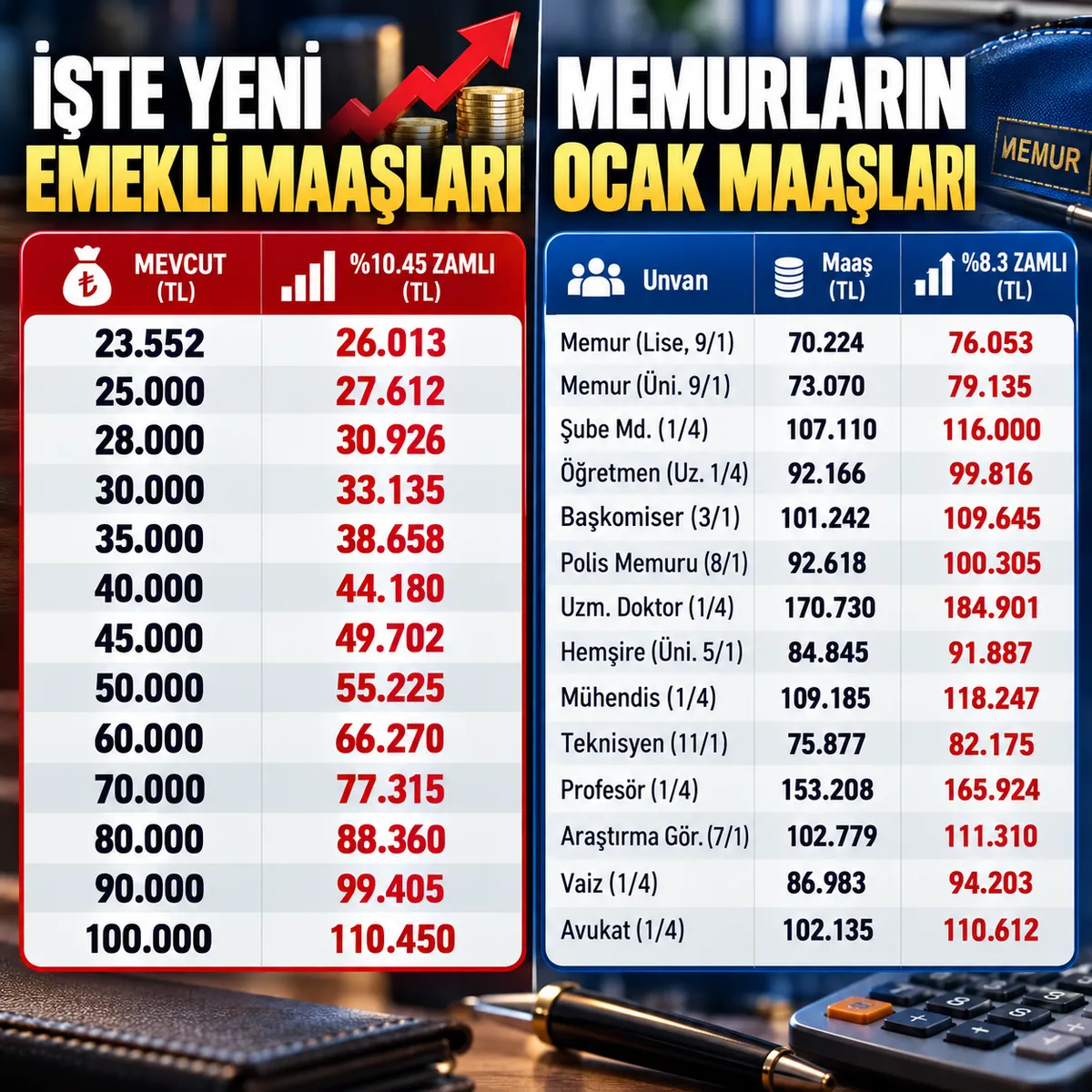 Ocak zammında yeni tablo! Kim ne kadar maaş alacak? Gözler son 3 aylık verilerde - 9