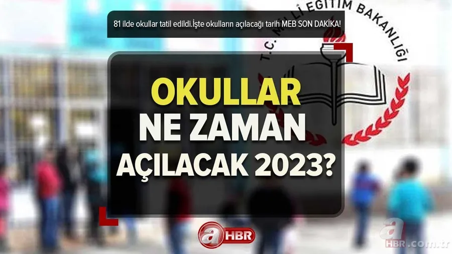 20 Şubat'ta okullar açılır mı, uzatıldı mı? Okullar ne zaman açılacak 2023? DEPREM OKUL TATİLİ | İstanbul, Ankara, İzmir... 1