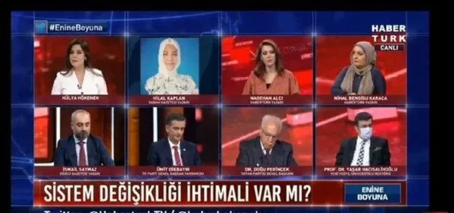 Habertürk canlı yayınında Hilal Kaplan’a skandal sansür! FETÖ PKK bağlantılarını tek tek saydı