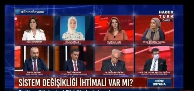 Habertürk canlı yayınında Hilal Kaplan’a skandal sansür! FETÖ PKK bağlantılarını tek tek saydı