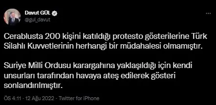 Ümit Özdağ’ın ’TSK Suriyelilere müdahalede bulundu’ iddiasına Vali Gül’den yalanlama: Herhangi bir müdahale yok