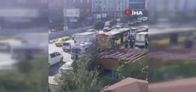 İETT obüsünde dehşet! Husumetlisini kızının gözü önünde katletti