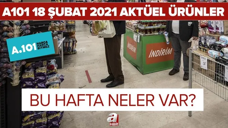 A101'de bu hafta neler var? A101 18 Şubat 2021 aktüel ürünler kataloğu sürprizlerle dolu! İşte güncel liste