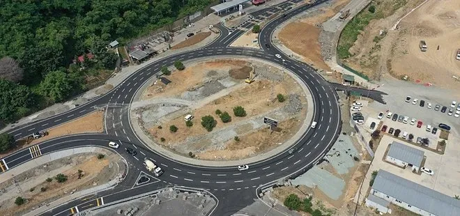 Trabzon Şehir Hastanesi kavşağı ulaşıma açıldı