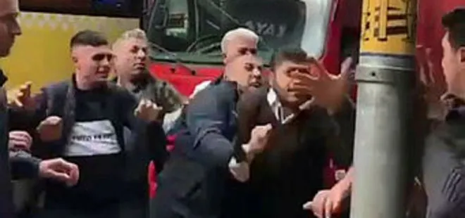 Esenyurt'ta kamyonet sürücüsü ile İETT şoförü arasında kavga