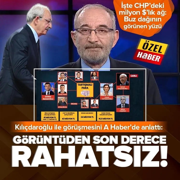 Kılıçdaroğlu ile konuşmasını A Haber’de anlattı